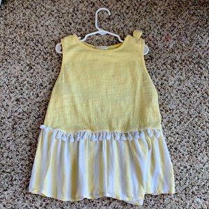 Cute Chelsea & Violet Boho Yellow Top